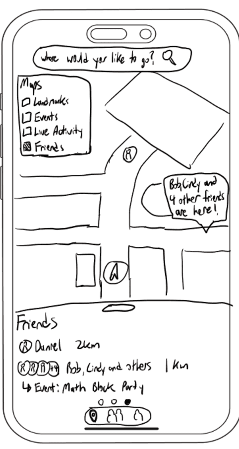Improvement screenshot for Friends Map Integration